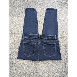 Chicos Jeans Women 0.5 Blue Girlfriend Ankle Slim Leg High Rise Normcore Stretch